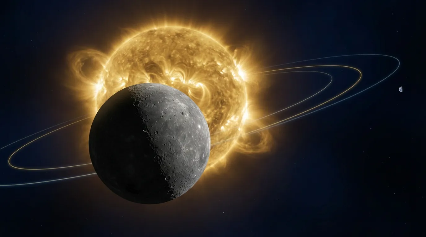 Astronomical view of Mercury