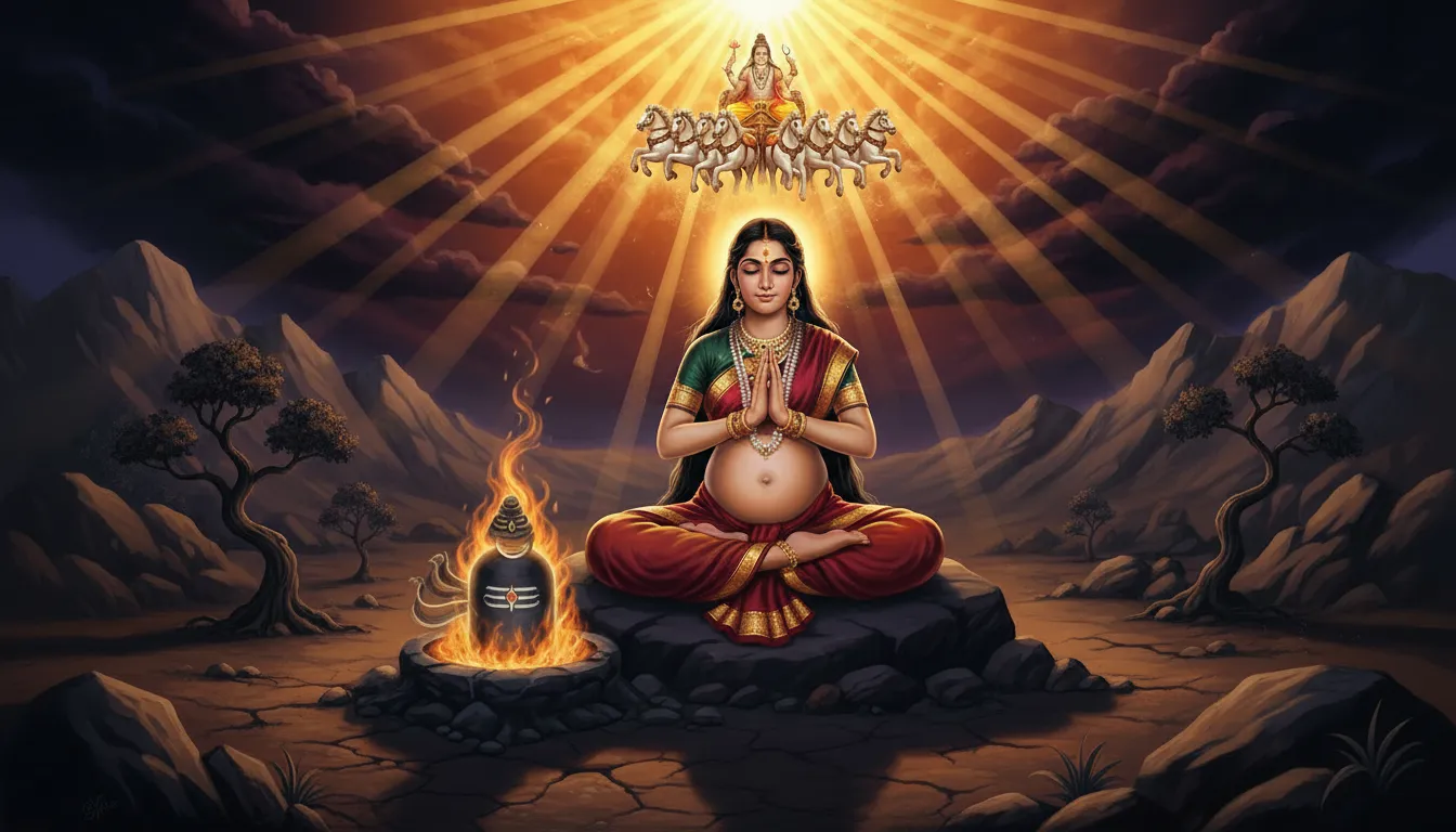 The mythological story of Shani's birth